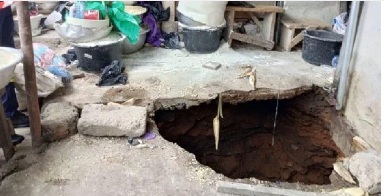 Two Shops Flattened Overnight by Mine Blast in Tarkwa