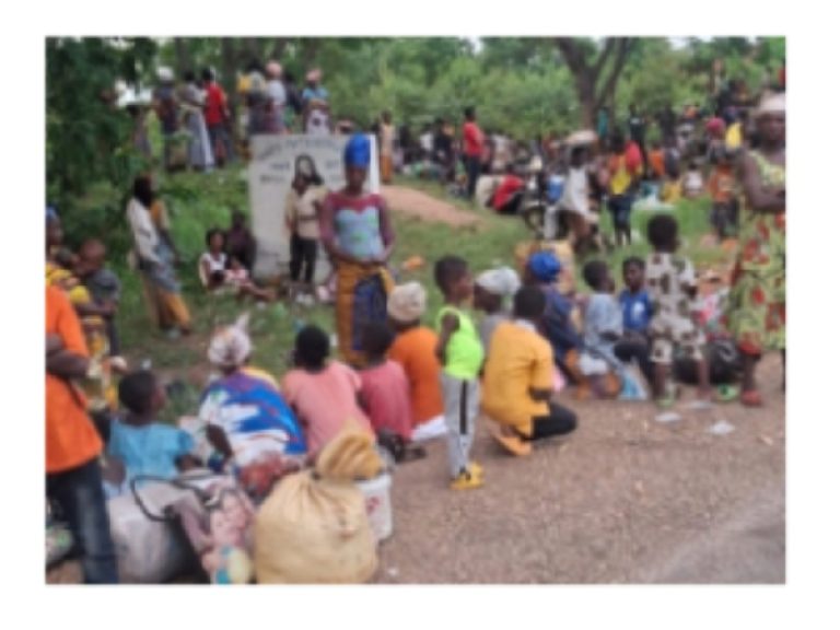Fresh Threats Force 38 Displaced Women and Children Back to Camp in Savannah Region