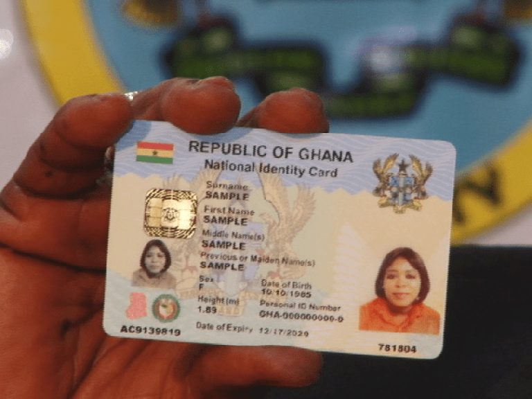 Ghanaians Can Now Get Ghana Cards Instantly Nationwide