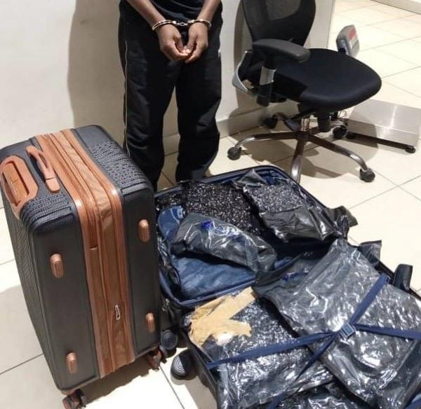 Ghanaian and British Nationals Nabbed Smuggling Cannabis into Accra – Hidden Luggage Secrets Exposed
