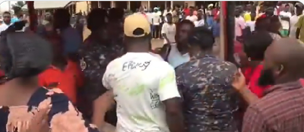 (Video) Atiwa West MP Blocked from Astroturf Commissioning