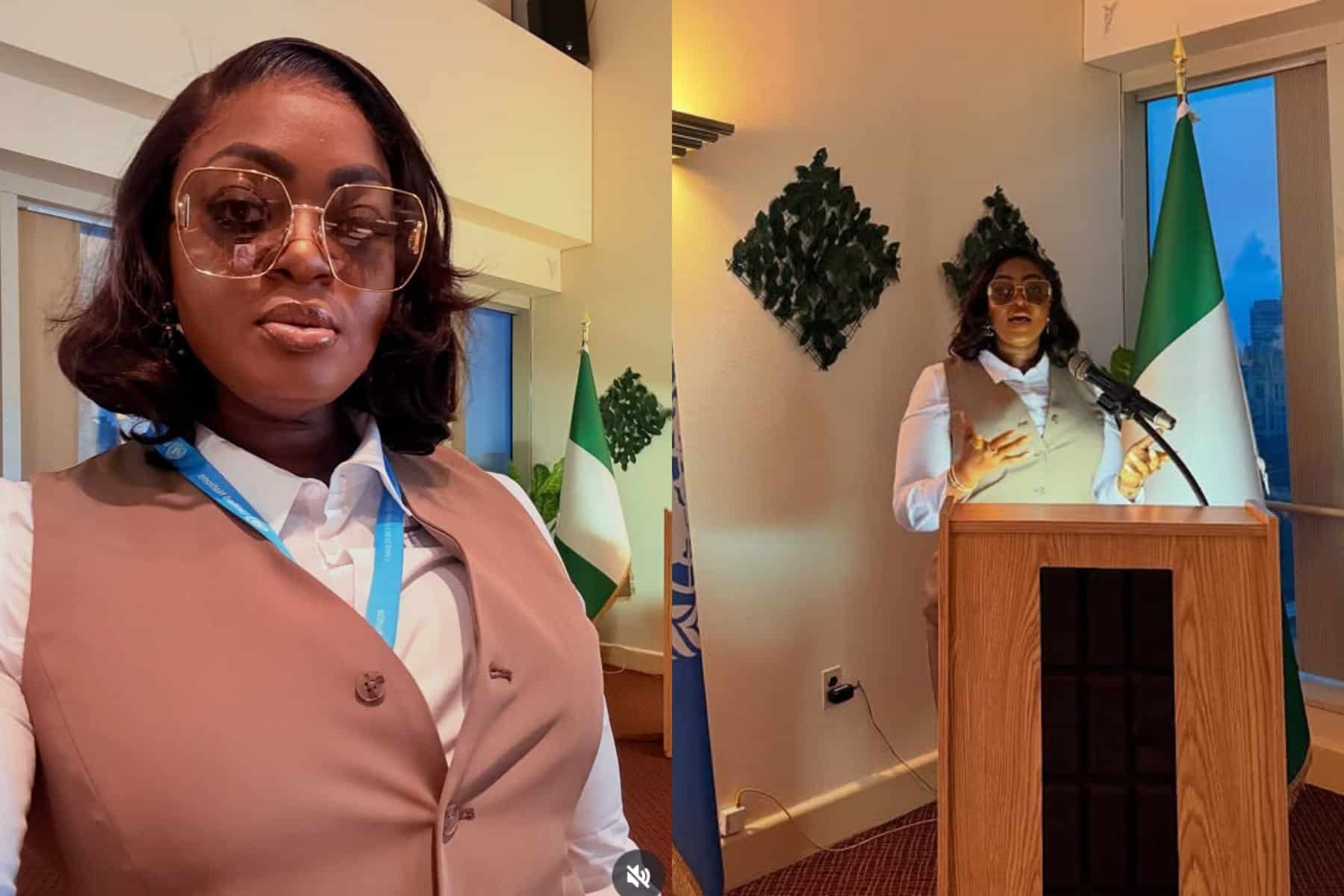 Eniola Badmus Faces Backlash Over Alleged UN Speech Photos