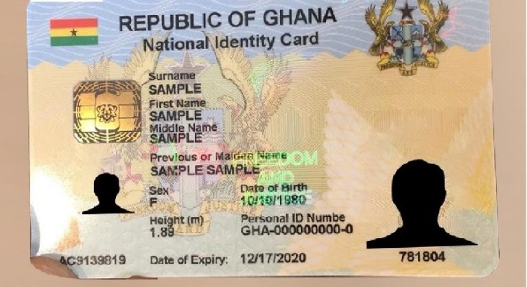 Ghana Card Registration for 6 to 14 years at Premium Centres at GH¢310 Begins