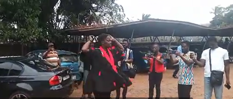Courtroom Chaos as Aunt of Slain Immigration Officer Breaks Eggs, Calls Down Curses