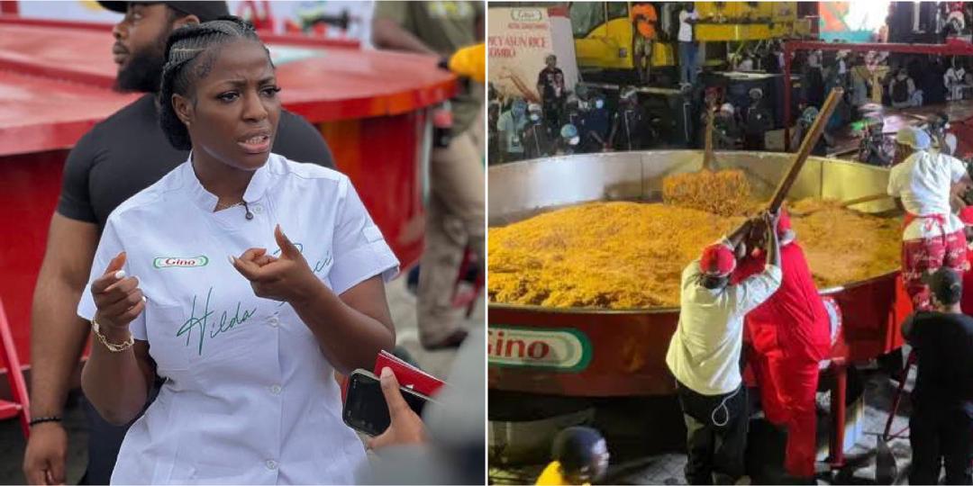 Hilda Baci Explains Why She Cut Down Rice Bags in World Record Jollof Attempt