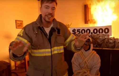 MrBeast Faces Backlash Over Deadly-Looking $500K Stunt – But He Hits Back