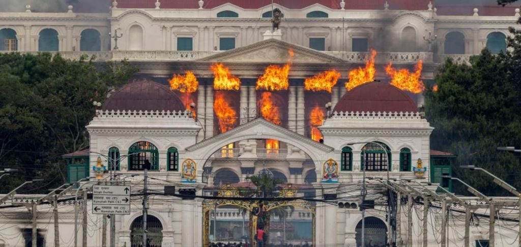 Parliament Torched, Leaders in Hiding