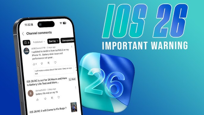 Apple Issues Warning: iOS 26 Update Could Drain Your iPhone Battery
