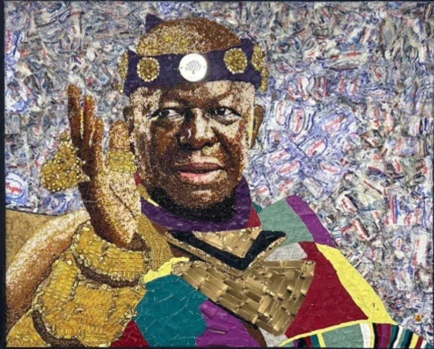 Asantehene Immortalized in Mosaic Portrait at Barbados University Asantehene Immortalized in Mosaic Portrait at Barbados University