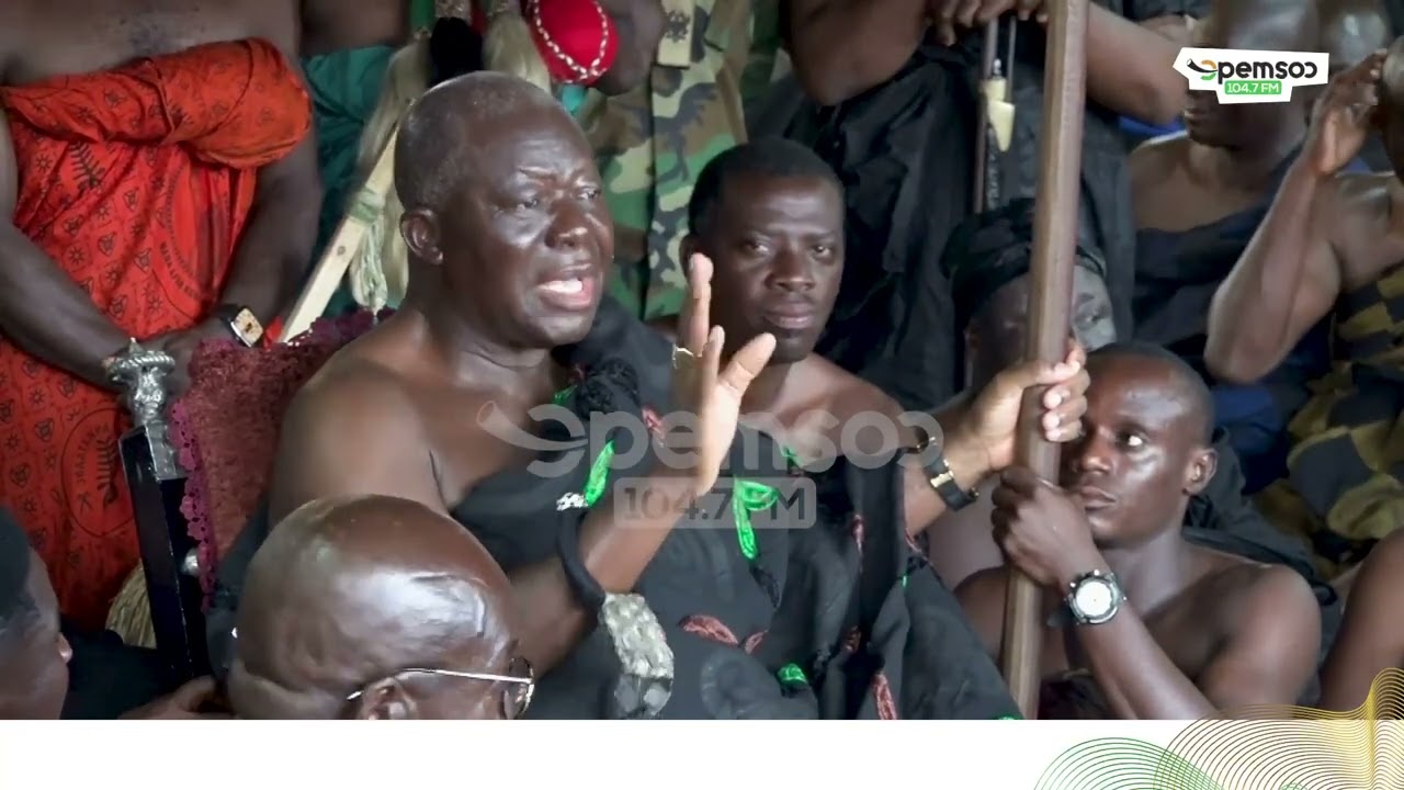 Watch How Otumfuo paved the way for enstoolment of new Asante Mamponghene