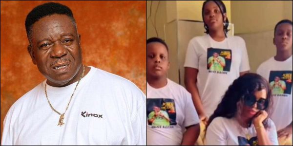 Late Mr Ibu’s wife Stella Maris and kids remember him one year after burial