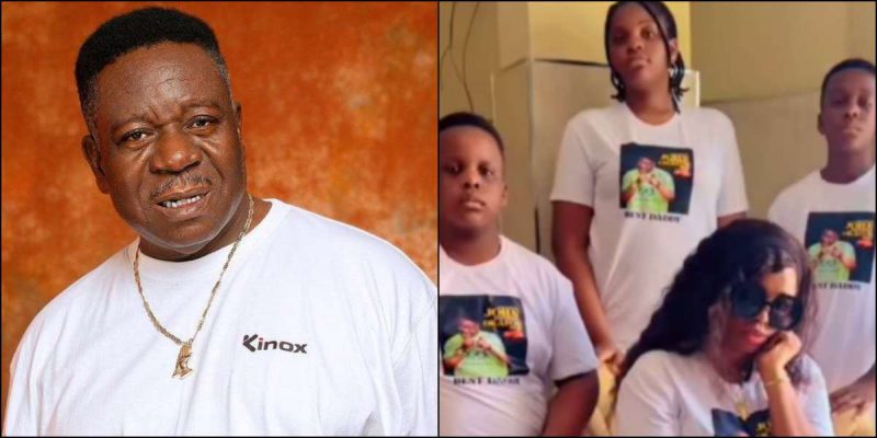 Late Mr Ibu’s wife Stella Maris and kids remember him one year after burial
