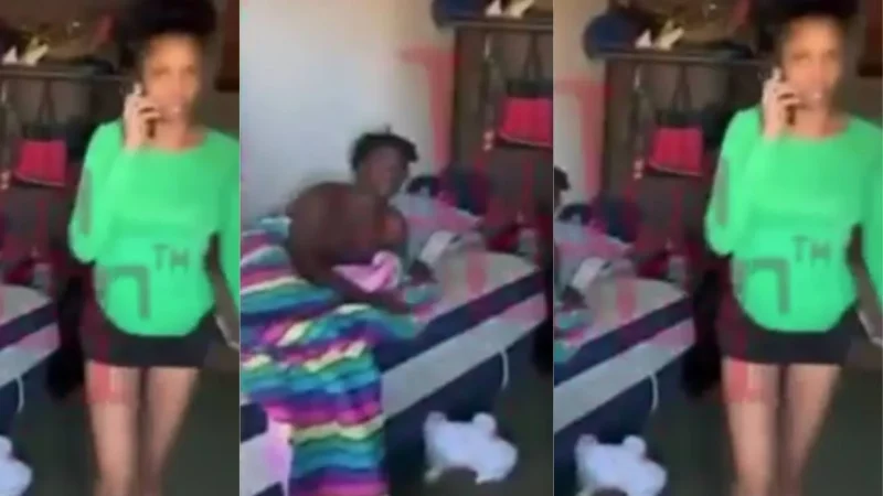 (Video) ‘She Said She Was Single’ – Sideguy Apologizes After Husband Catches Them