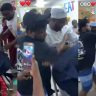 Viral Video: Fan Clutches Davido’s Leg at Mall, Refuses to Let Go