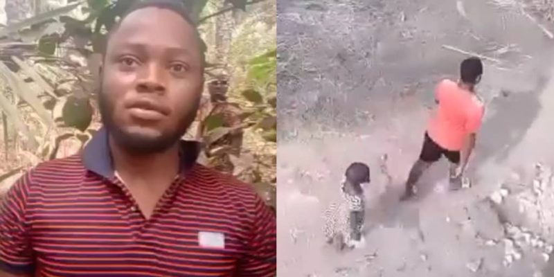 Outrage as Man Caught on Camera Luring and Assaulting Minor