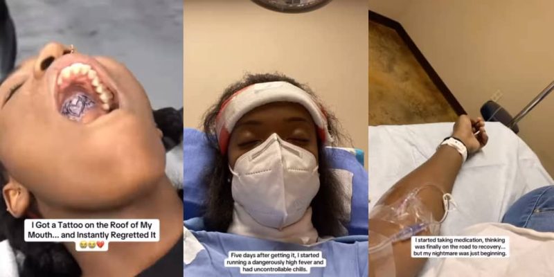 Shocking: Woman Develops Bloodstream Infection from Mouth Tattoo