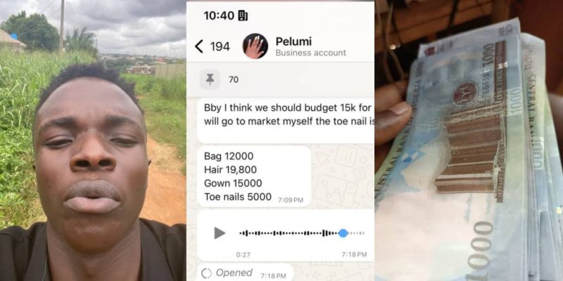 Man Accuses Lady of Attempting to Use Him for Financial Gain Ahead of First Date