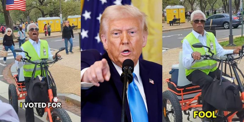 (Video) Trump Supporter Rethinks His Vote After Losing Job, Declares He’ll Never Make the Same Mistake Again
