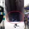 Drama as Police Officer Falls into Open Pit While Chasing Motorcyclist
