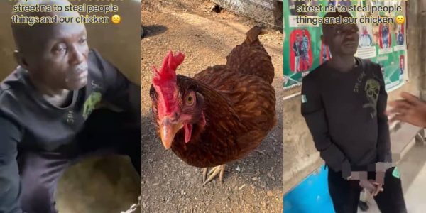 Security Man Turns Thief, Busted with Stolen Chickens and Belongings