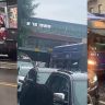 Woman Causes Commotion on Busy Road Over Missed Bus Ride