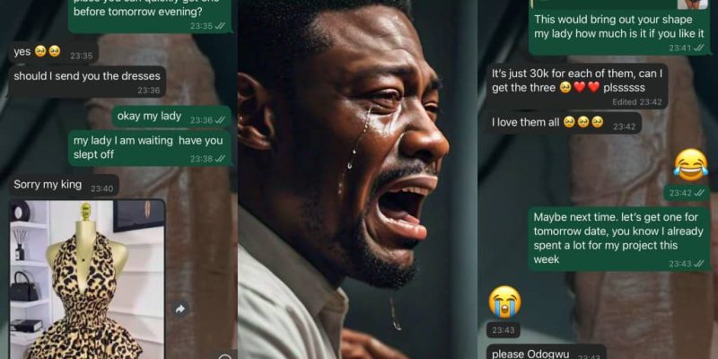 Man Spends on Lady, Gets Mocked for Not Asking for Sex
