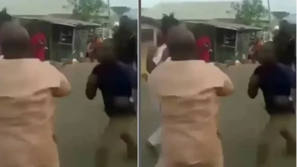 (Video) The Disturbing Moment Two Men Lost It Over a Woman