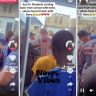 Mother cries as yahoo boys' allegedly crash luxury benz into tricycle carrying daughters