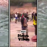(Video) Enough is Enough Demo: Protesters take a break to enjoy swim at National Cathedral Site