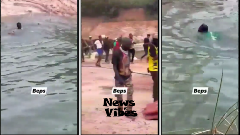 (Video) Enough is Enough Demo: Protesters take a break to enjoy swim at National Cathedral Site