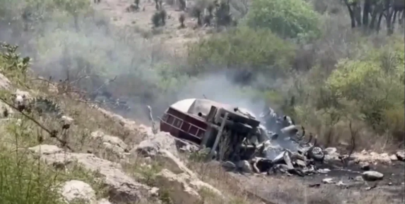 Truck Overturns After Head-On Crash, Dozens Killed
