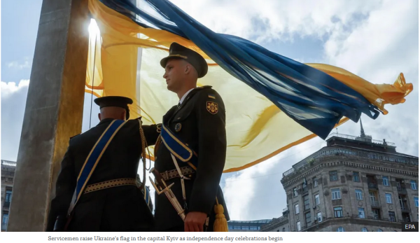 Ukraine Strikes Back on Independence Day as Drone Fires Hit Russian Nuclear Site
