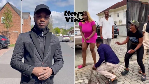 (Video) Nons Miraj is wicked for gifting a fish pie seller a car - Deeone