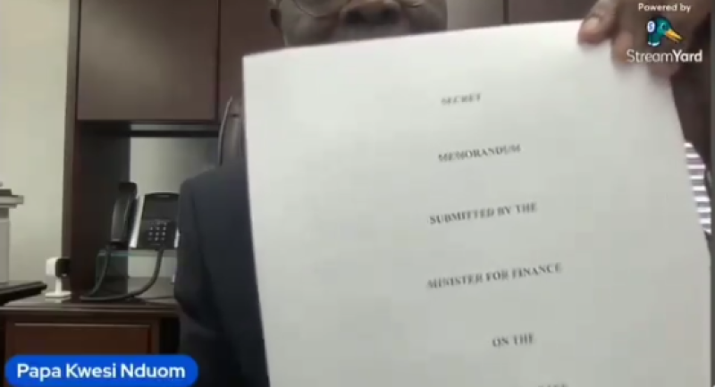 (Video) Papa Kwesi Nduom explains why govt collapsed GN Bank
