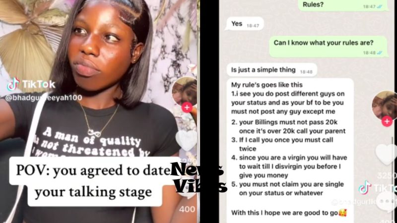 (Video) The unbelievable rules that ended a relationship before it even began