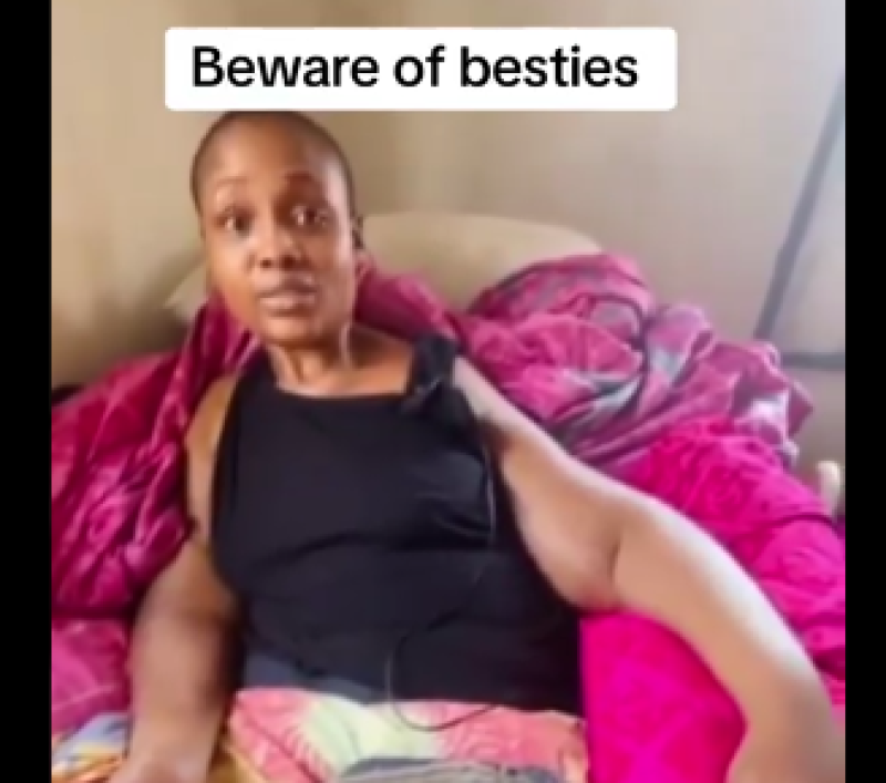 (Viral video) My best friend printed my obituary while I was in coma and married my boyfriend - woman cries (Viral video) My best friend printed my obituary while I was in coma and married my boyfriend - woman cries