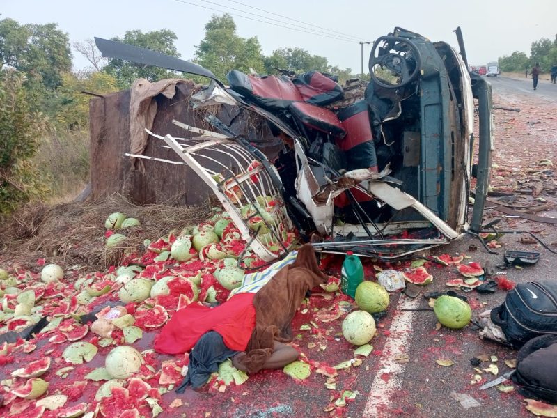 Tragedy Strikes: 5 Killed as Kia Truck Collides with Bus on Dangerous Road