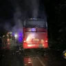 Moving Bus Catches Fire in Central Region