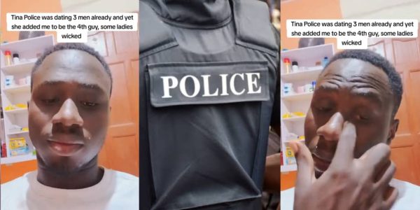 Man Cries Out After Finding Out His Girlfriend, a Police Officer, Was Secretly Dating Her Boss