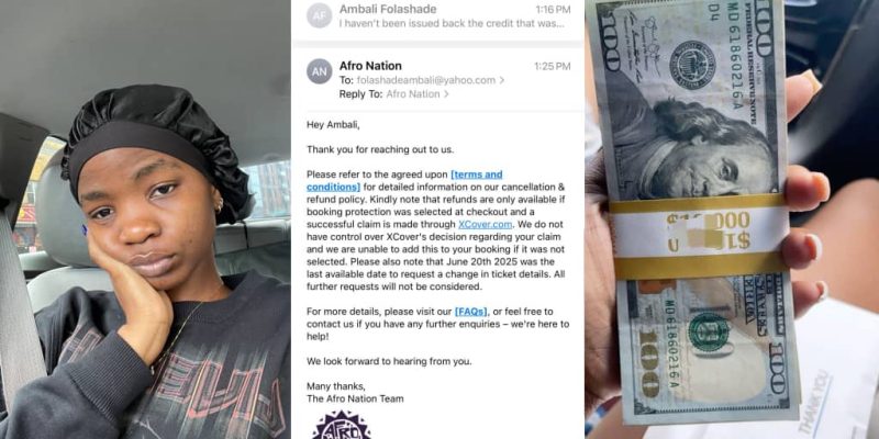Afro Nation Fan Furious After Losing $1,100 Golden Ticket Without Refund