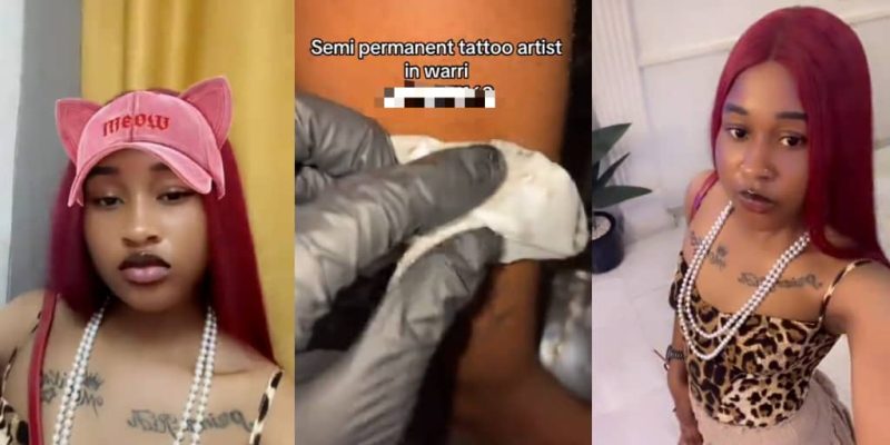 Lady Threatens Tattoo Artist With Lawsuit After Regretting Lover’s Name Inked on Chest