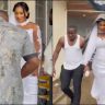 Watch the Moment Wedding MC Protects Bride From Rain