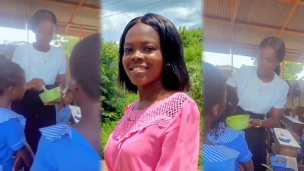 Viral Video Shows Young Teacher Entertaining and Caring for Pupils